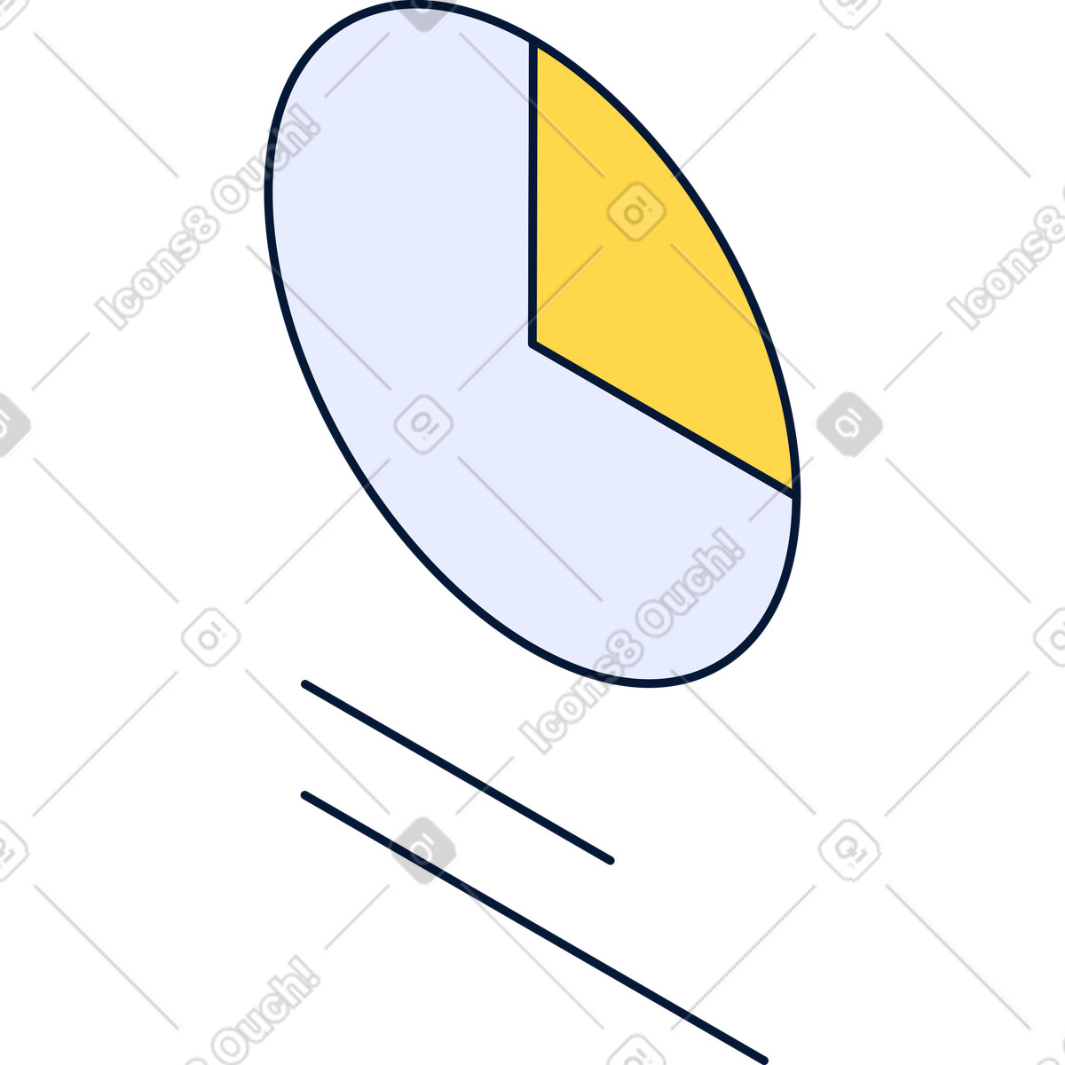 Reports graph illustration in Neat style download in PNG, SVG