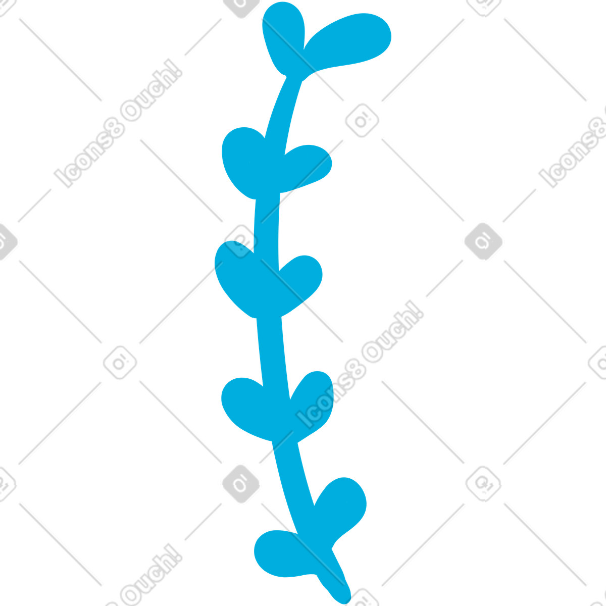 Pianta illustrazione in stile Flame scarica in PNG, SVG