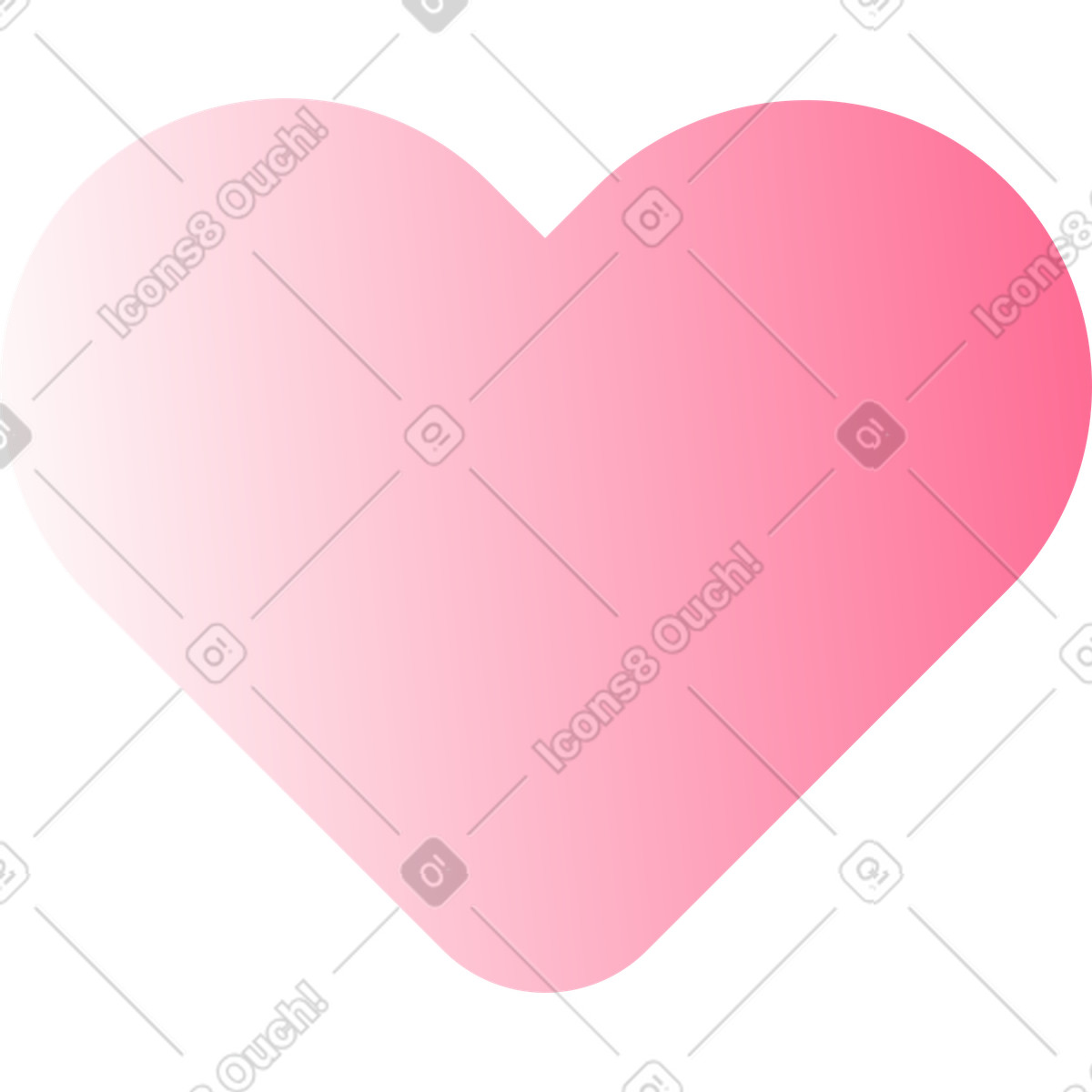 Herz-Illustration im Bright-Stil als Download in PNG, SVG