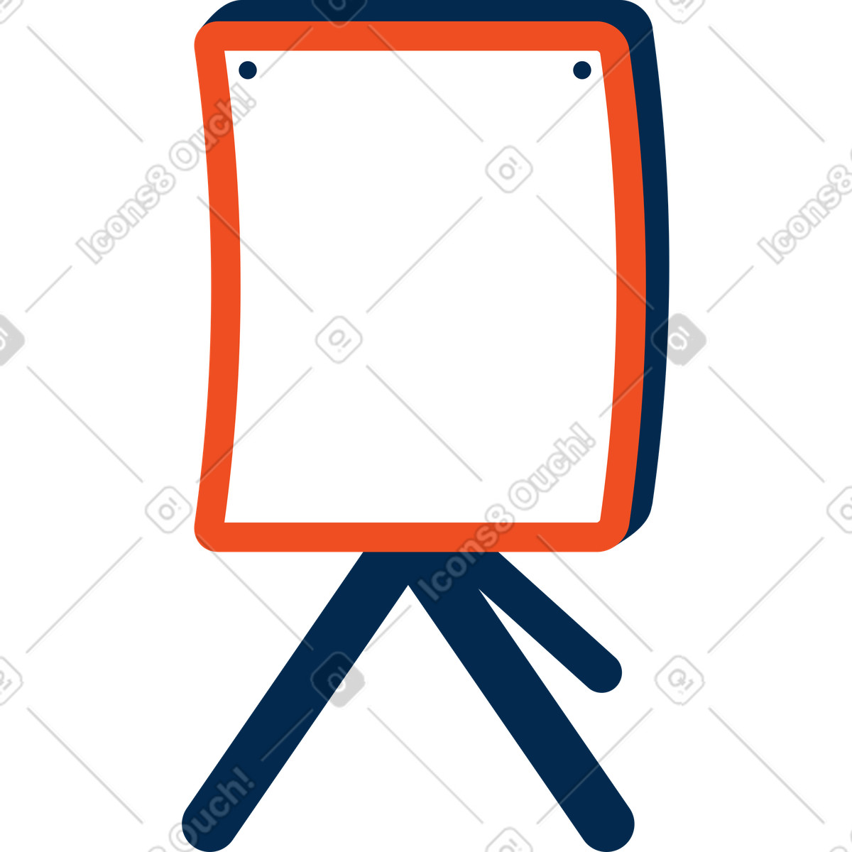 Cavalletto illustration in PNG, SVG