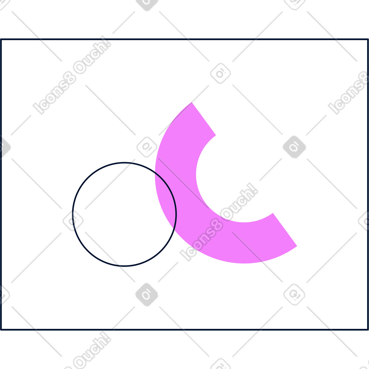 Malen mit formen-Illustration im Cubes-Stil als Download in PNG, SVG