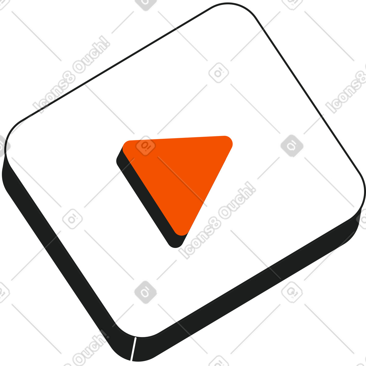 Player illustration in Strict style download in PNG, SVG