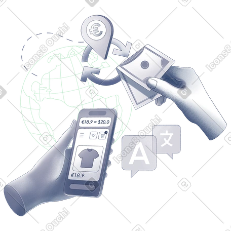 Converting currency for an online purchase