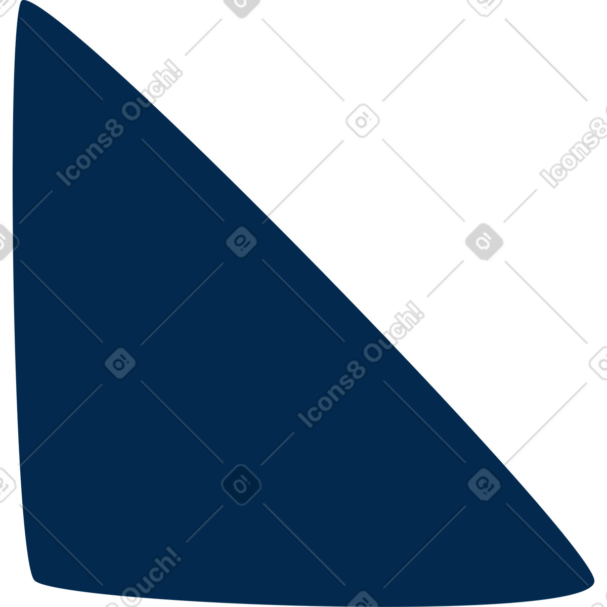 Triangle illustration in Flame style download in PNG, SVG