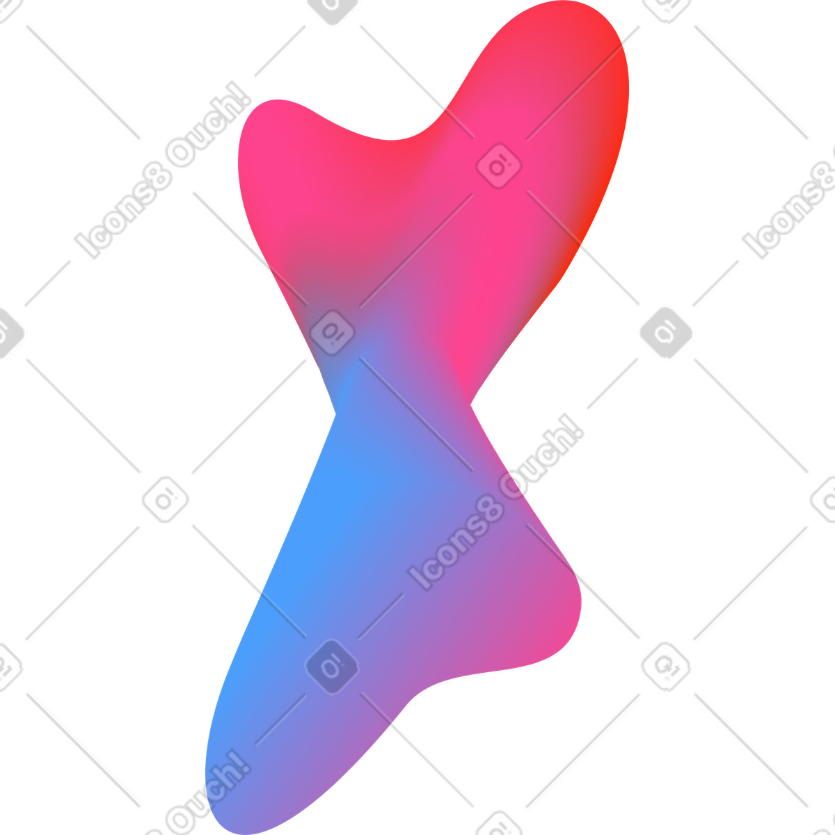 Ilustración Neon twisted spot en estilo Forms a descargar en PNG y SVG