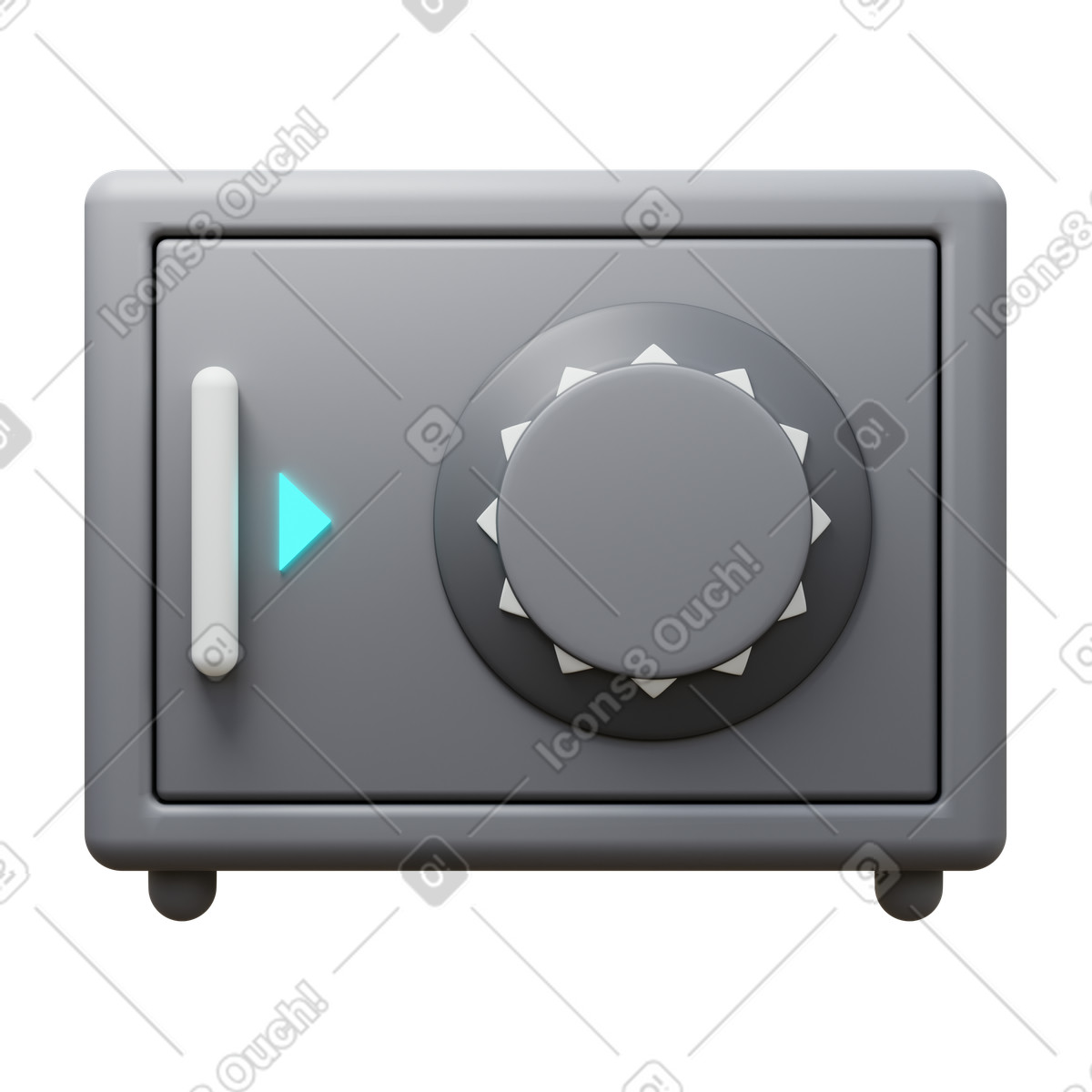 Ilustración Safe en estilo 3D Fluency a descargar en PNG y SVG