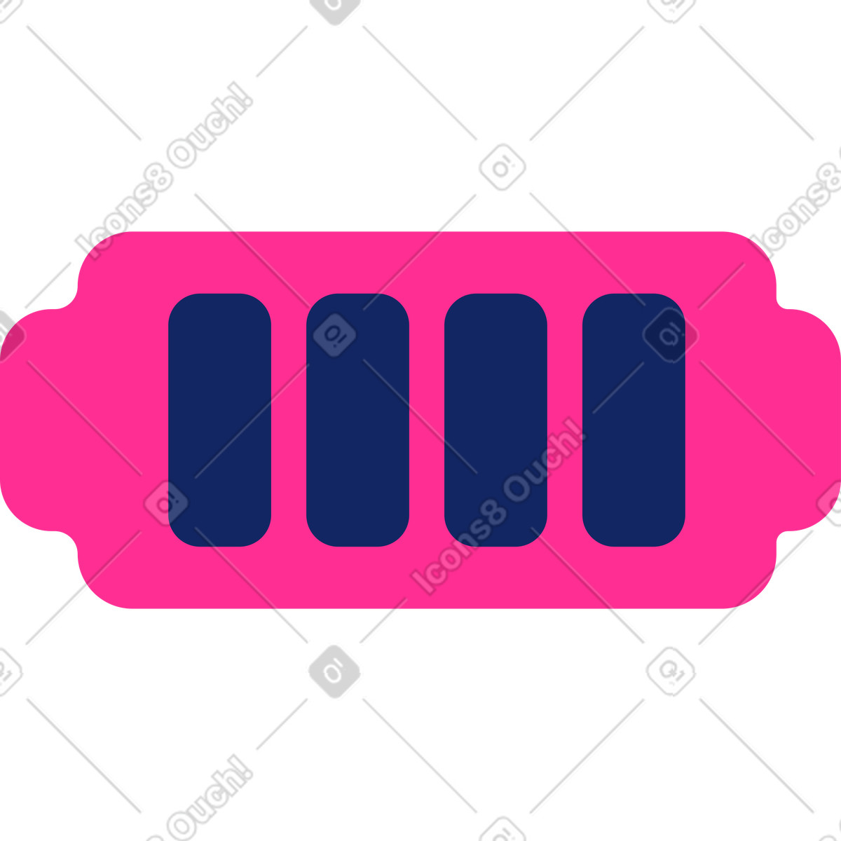Batterie-Illustration im Cyborg-Stil als Download in PNG, SVG