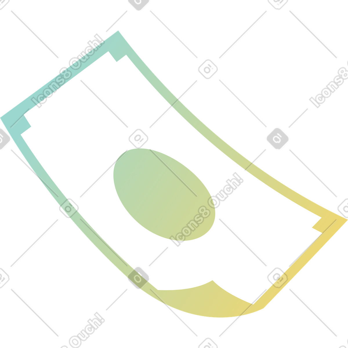 Delight スタイルの 紙幣 のイラストをPNG、SVG形式でダウンロード