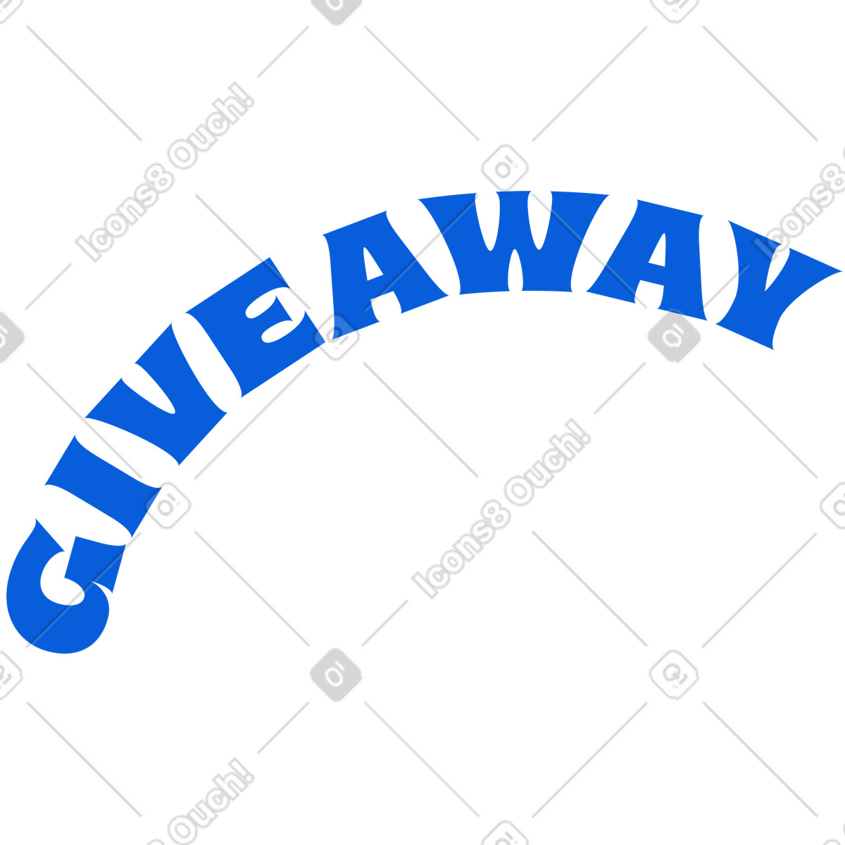 Regalo di lettere illustrazione in stile Handy Line scarica in PNG, SVG