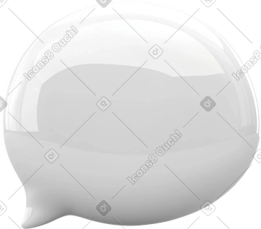 Bulle de dialogue en porcelaine émaillée PNG, SVG