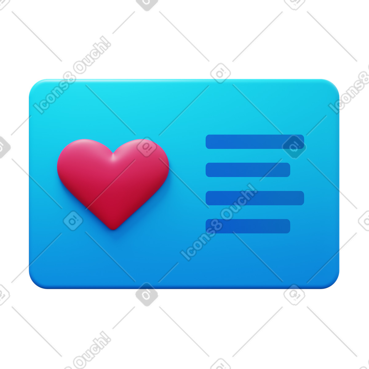3D Fluency スタイルの Loyalty のイラストをPNG、SVG形式でダウンロード