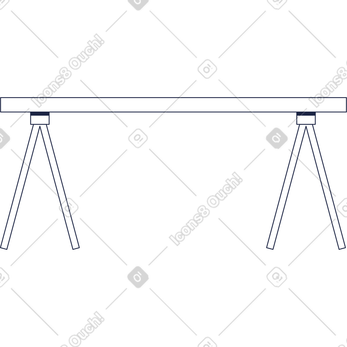 Tabelle-Illustration im Urban Line-Stil als Download in PNG, SVG
