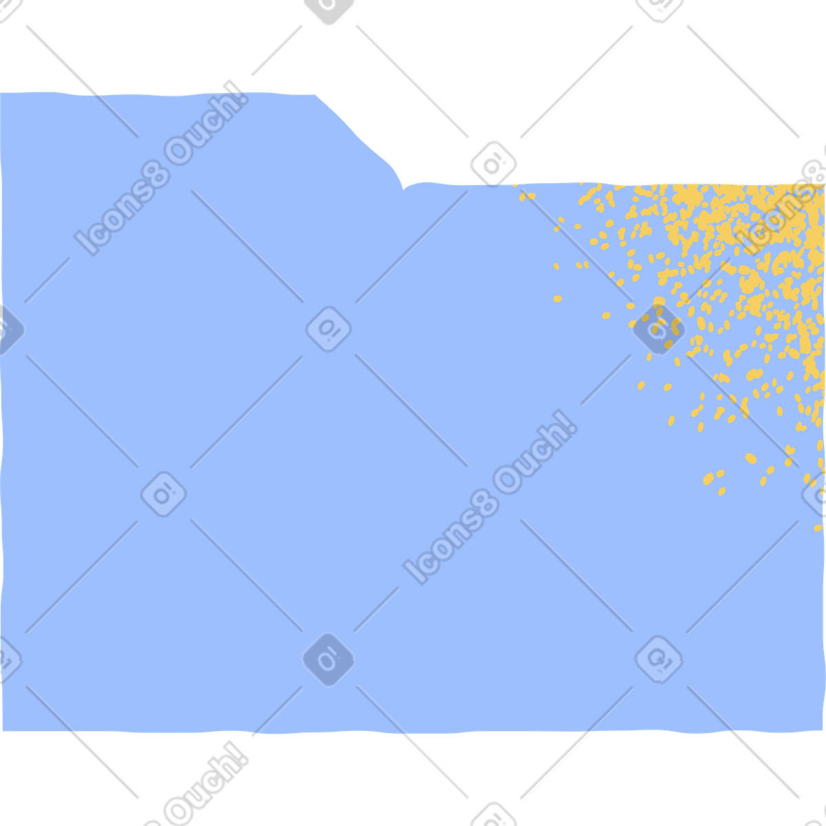 Folder illustration in Pablo style download in PNG, SVG