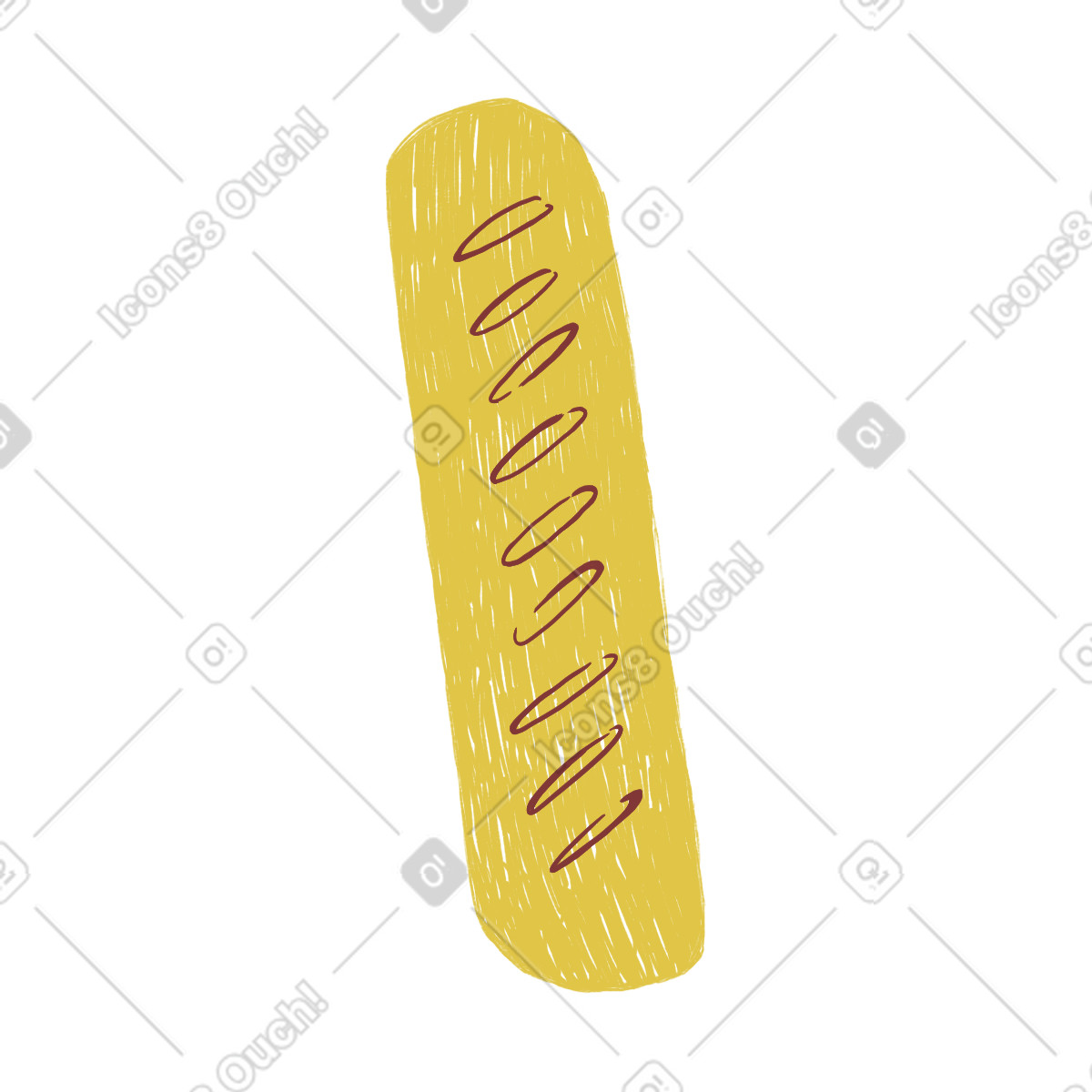 Pane illustrazione in stile Sleepy scarica in PNG, SVG