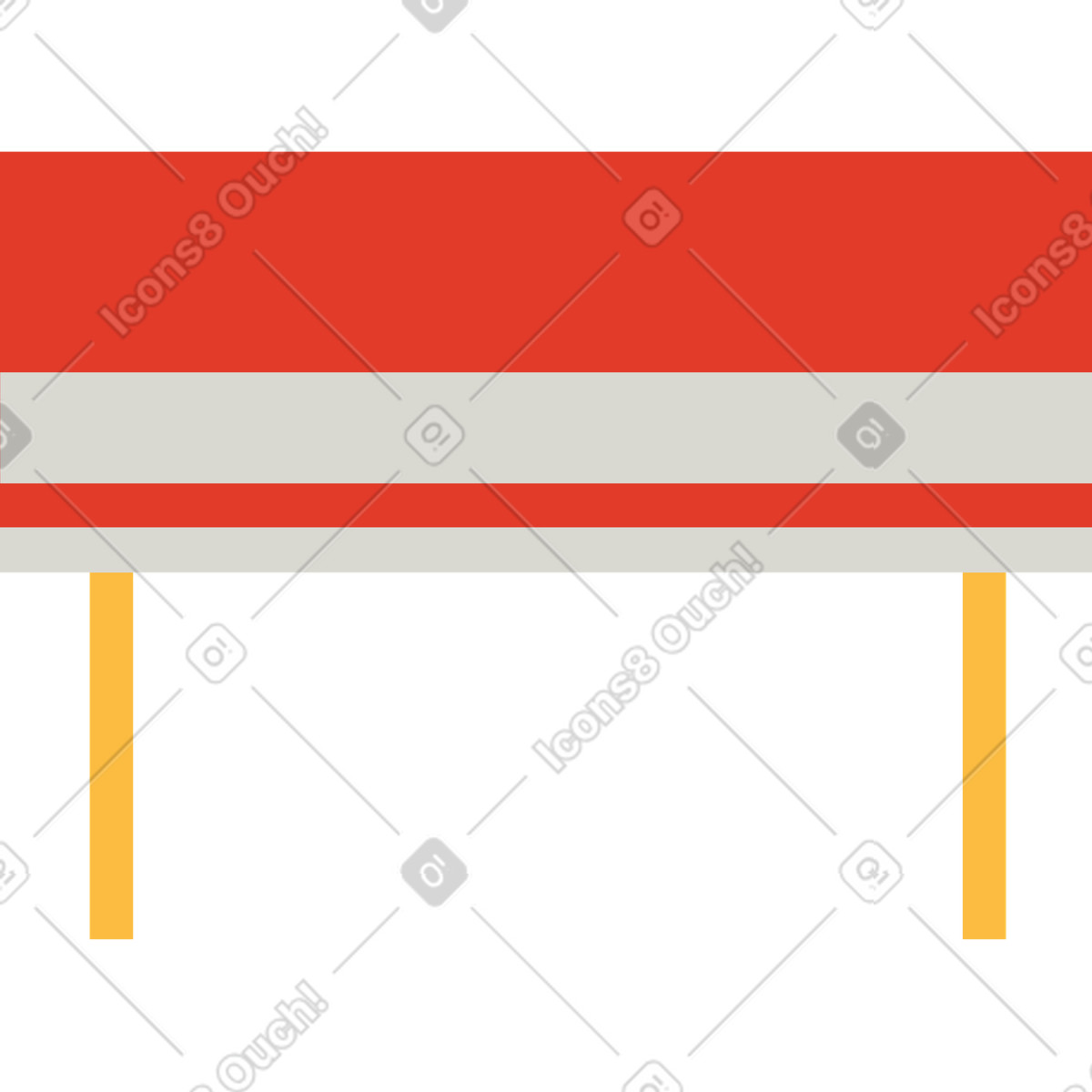 Burgundy スタイルの テーブル のイラストをPNG、SVG形式でダウンロード