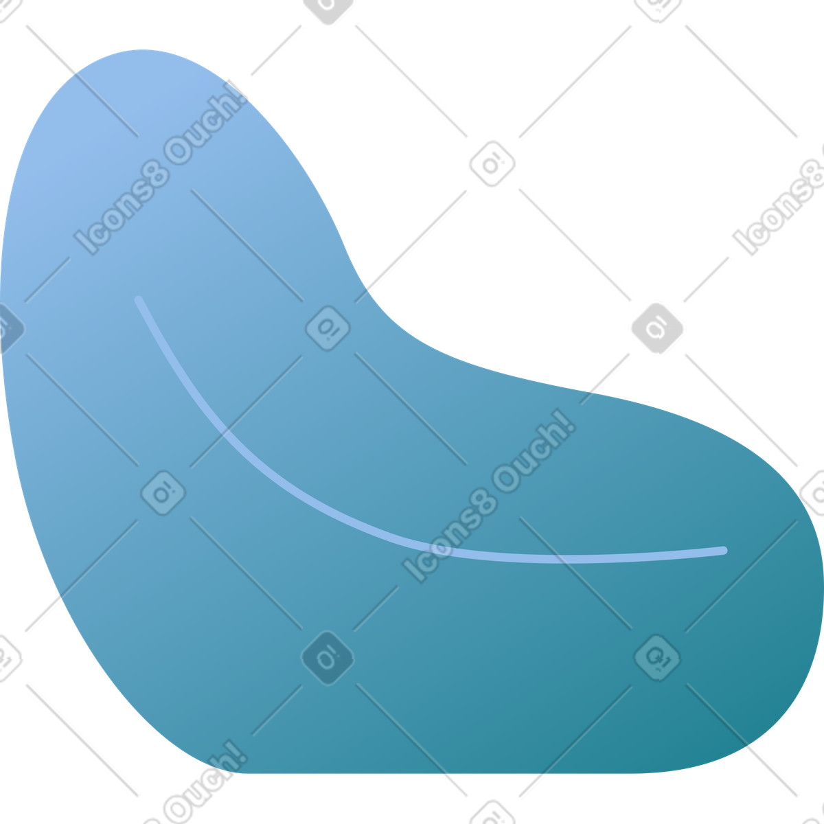 下载 Beam 风格的 豆袋椅 插画，支持 PNG、SVG 格式