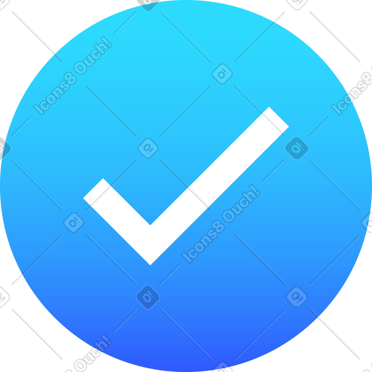 Hugo 스타일의 Check mark 일러스트레이션 PNG, SVG 다운로드