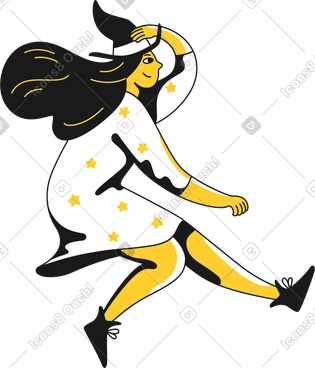 Witch in a hat PNG, SVG