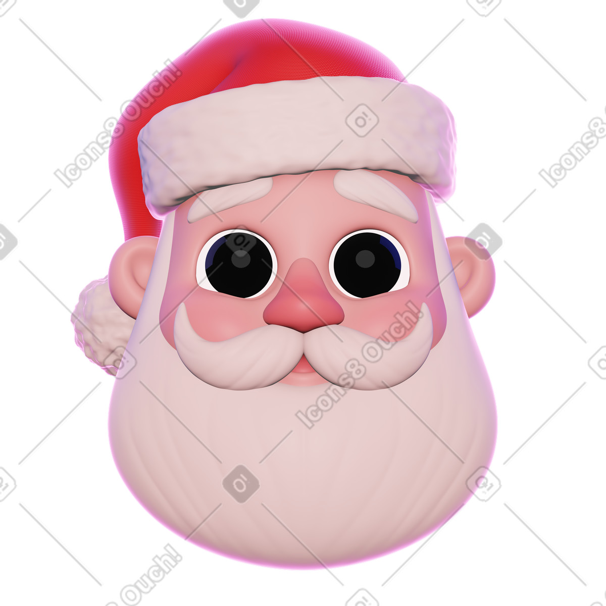 Ilustração de Ícone de papai noel em PNG e SVG