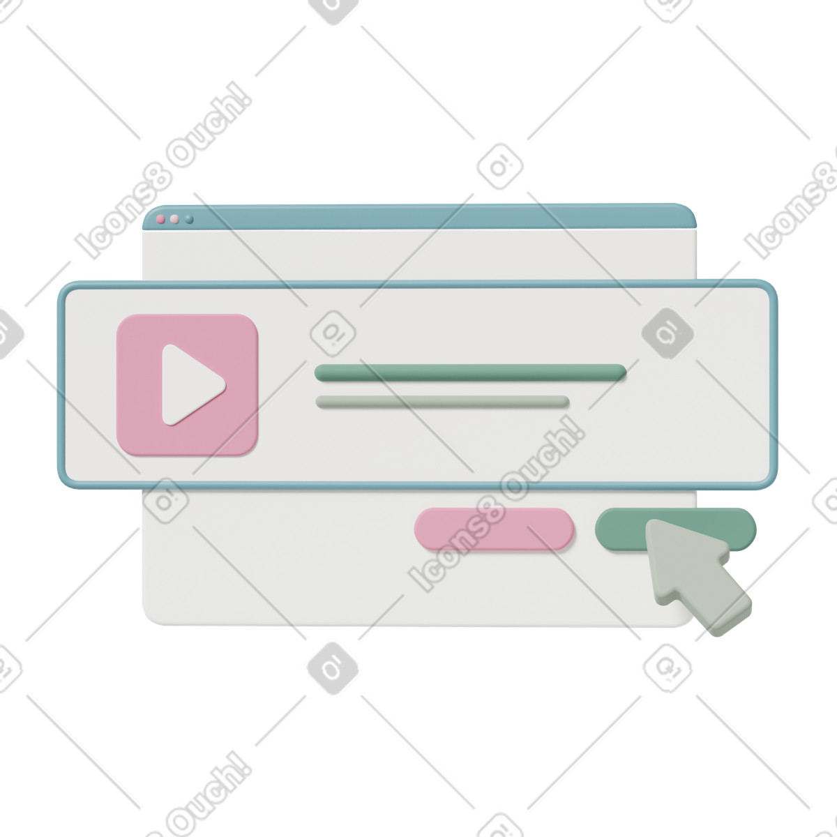 3D Casual life スタイルの Song picking window のイラストをPNG、SVG形式でダウンロード