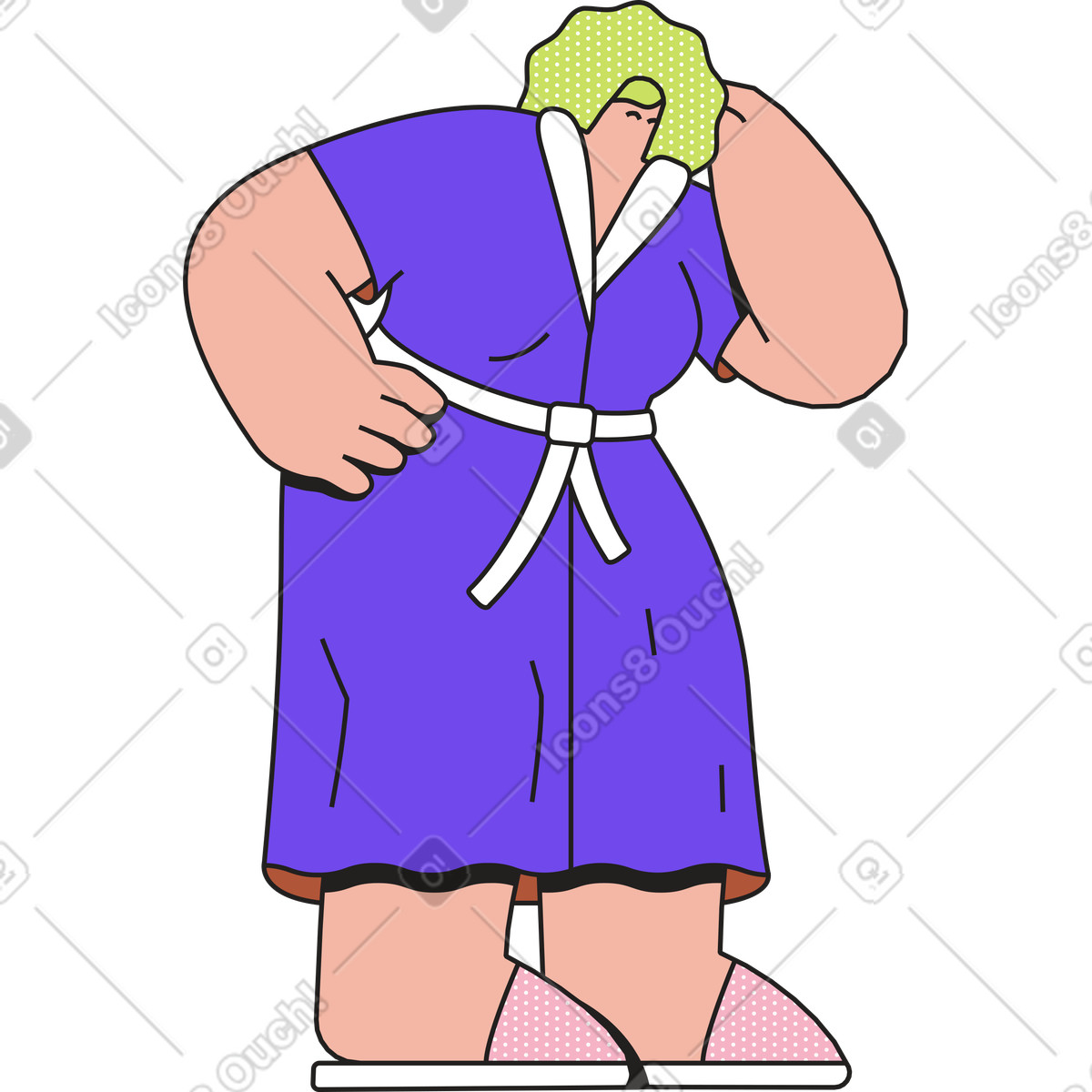 Ilustração de Mulher em no estilo Dazzle para baixar em PNG, SVG