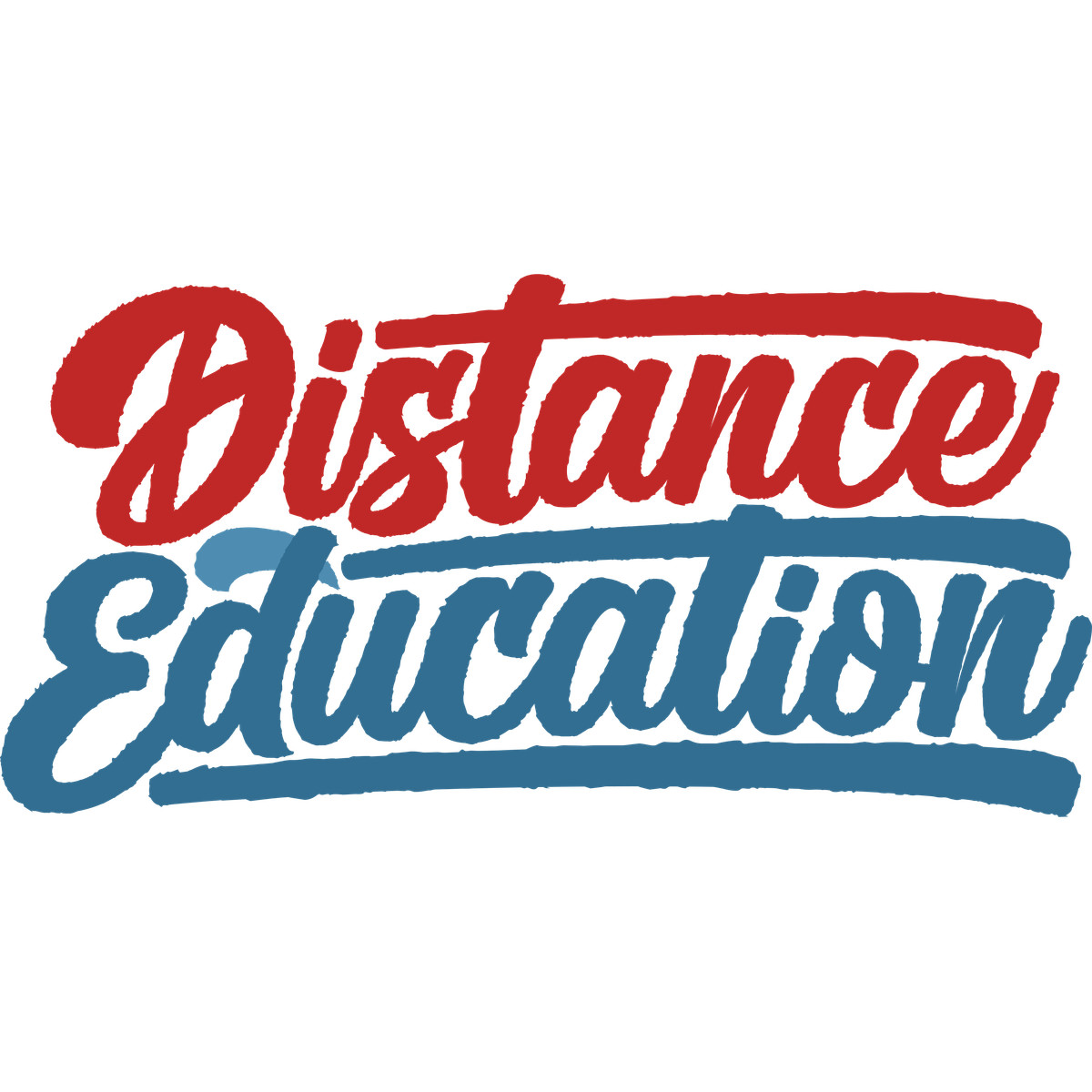 Cherry スタイルの Lettering distance education のイラストをPNG、SVG形式でダウンロード
