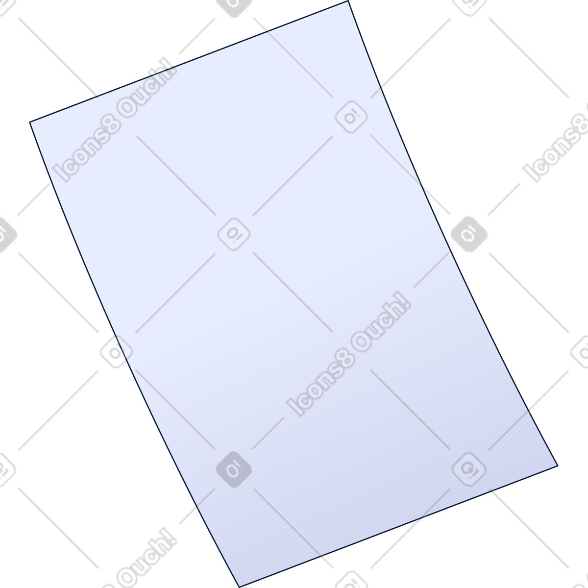 Sheet of paper illustration in Neat style download in PNG, SVG