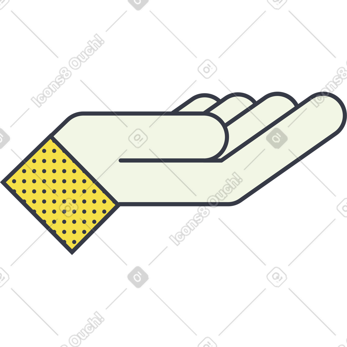 Hand animierte Illustration im Abstract-Stil als Download in GIF, Lottie (JSON), AE