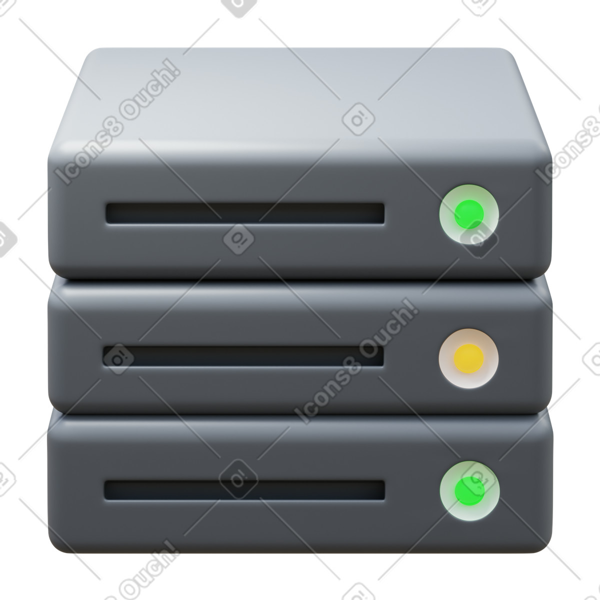 3D Fluency スタイルの Stack のイラストをPNG、SVG形式でダウンロード