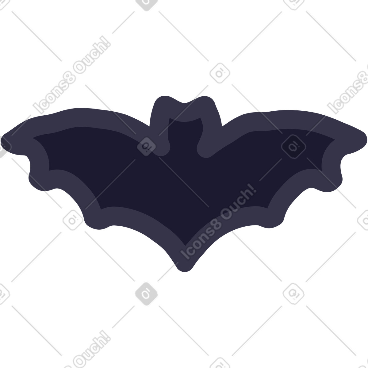 Uno illustrazione in stile Stripy scarica in PNG, SVG