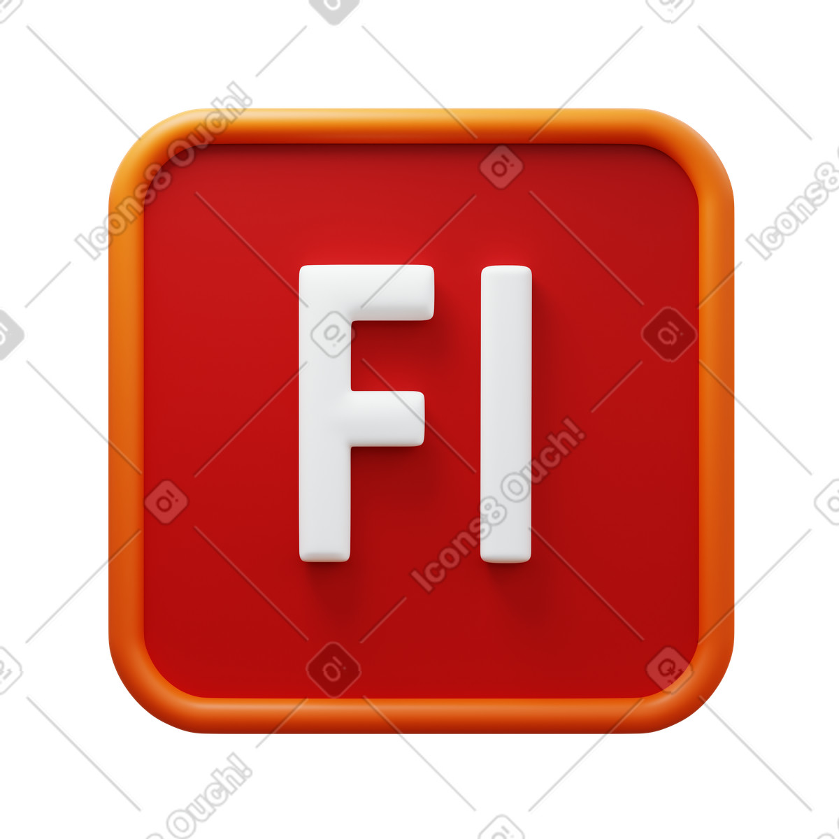 Adobe flash illustrazione in stile 3D Fluency scarica in PNG, SVG