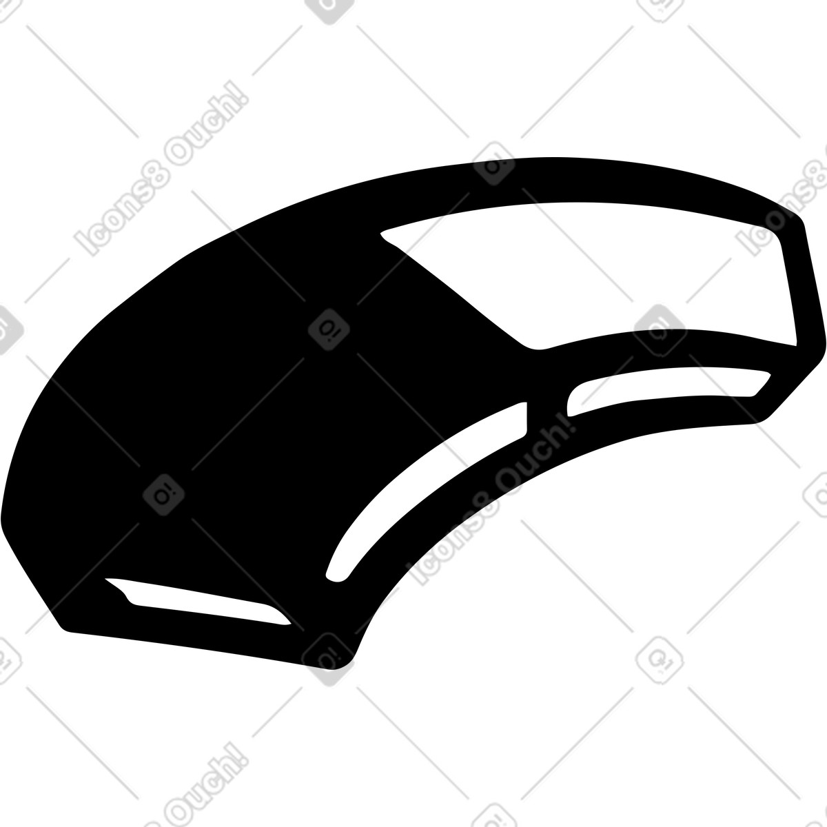 Pie chart illustration in Line style download in PNG, SVG
