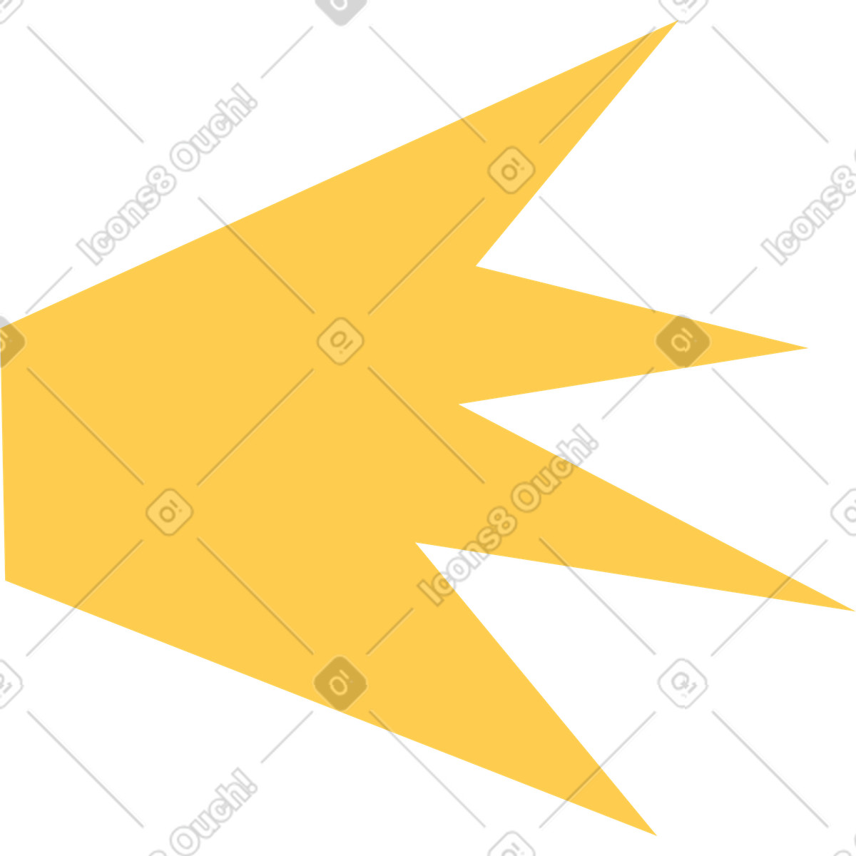 Bang illustration in Spot style download in PNG, SVG