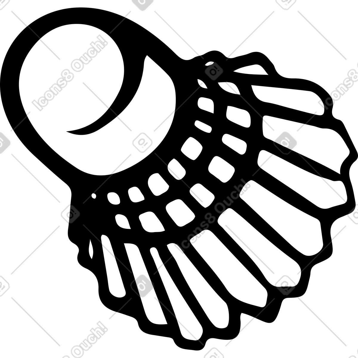 Shuttlecock illustration in Line style download in PNG, SVG