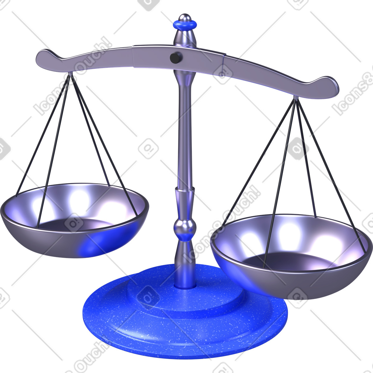 Balance scale, Fairness comparison, Legal equality illustration in 3D Boost style download in PNG, SVG