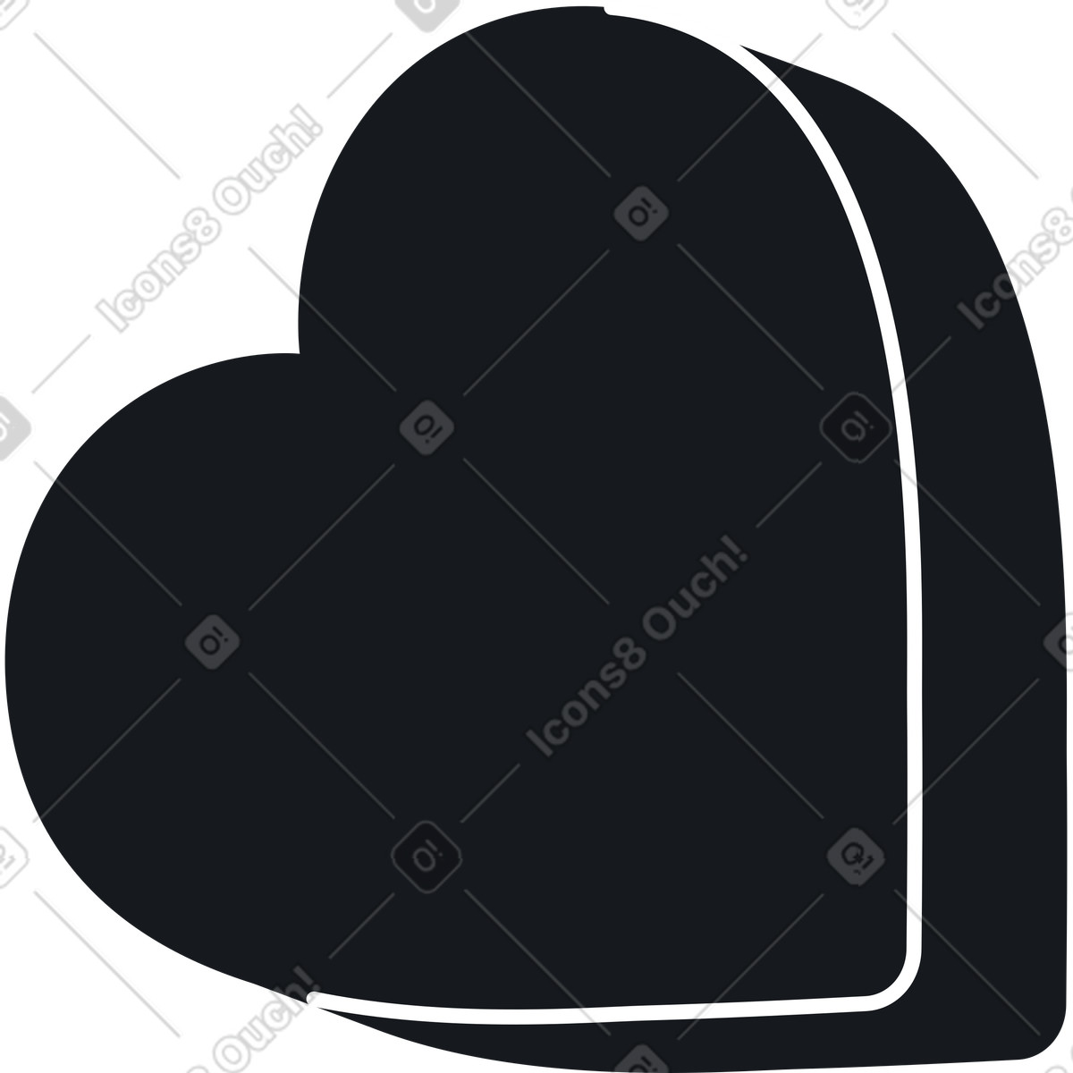 下载 Breeze 风格的 黑心 插画，支持 PNG、SVG 格式