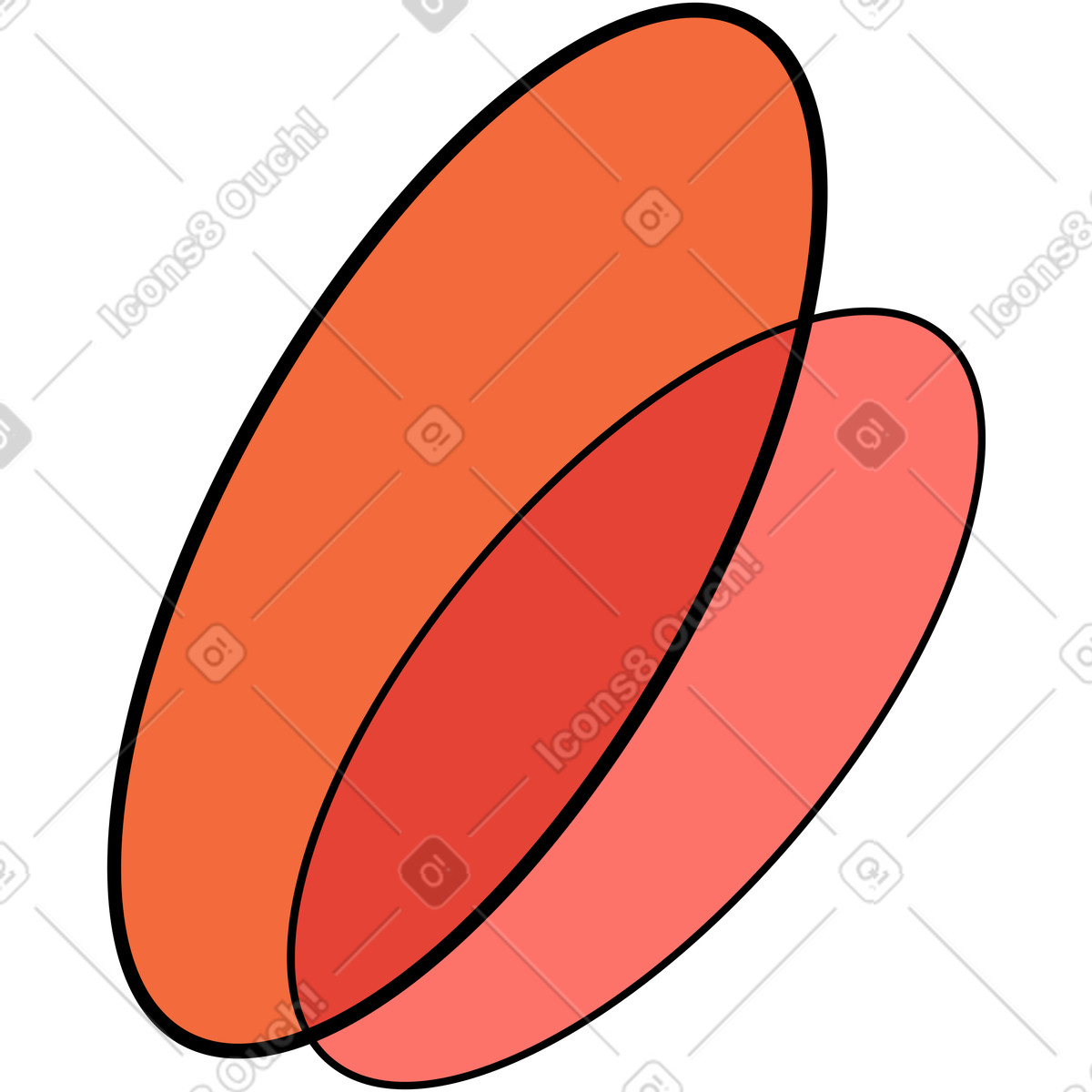 Coda illustrazione in stile Surr scarica in PNG, SVG