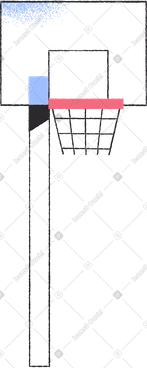 Cesta de basquete PNG, SVG