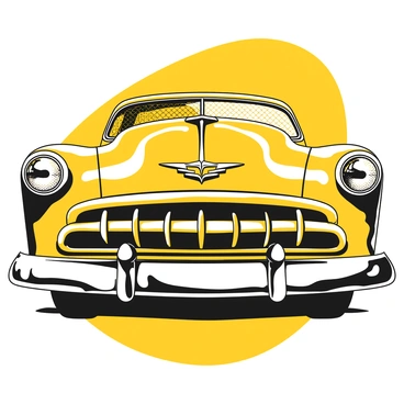 A classic car grill featuring intricate details and chrome accents. The grill has a prominent central emblem, surrounded by horizontal slats. The chrome parts reflect light, highlighting their polished surfaces. The design includes fine etching patterns along the edges and a mesh-like pattern in the background. The grill is set against a blurred, contrasting background that emphasizes its detailed craftsmanship.