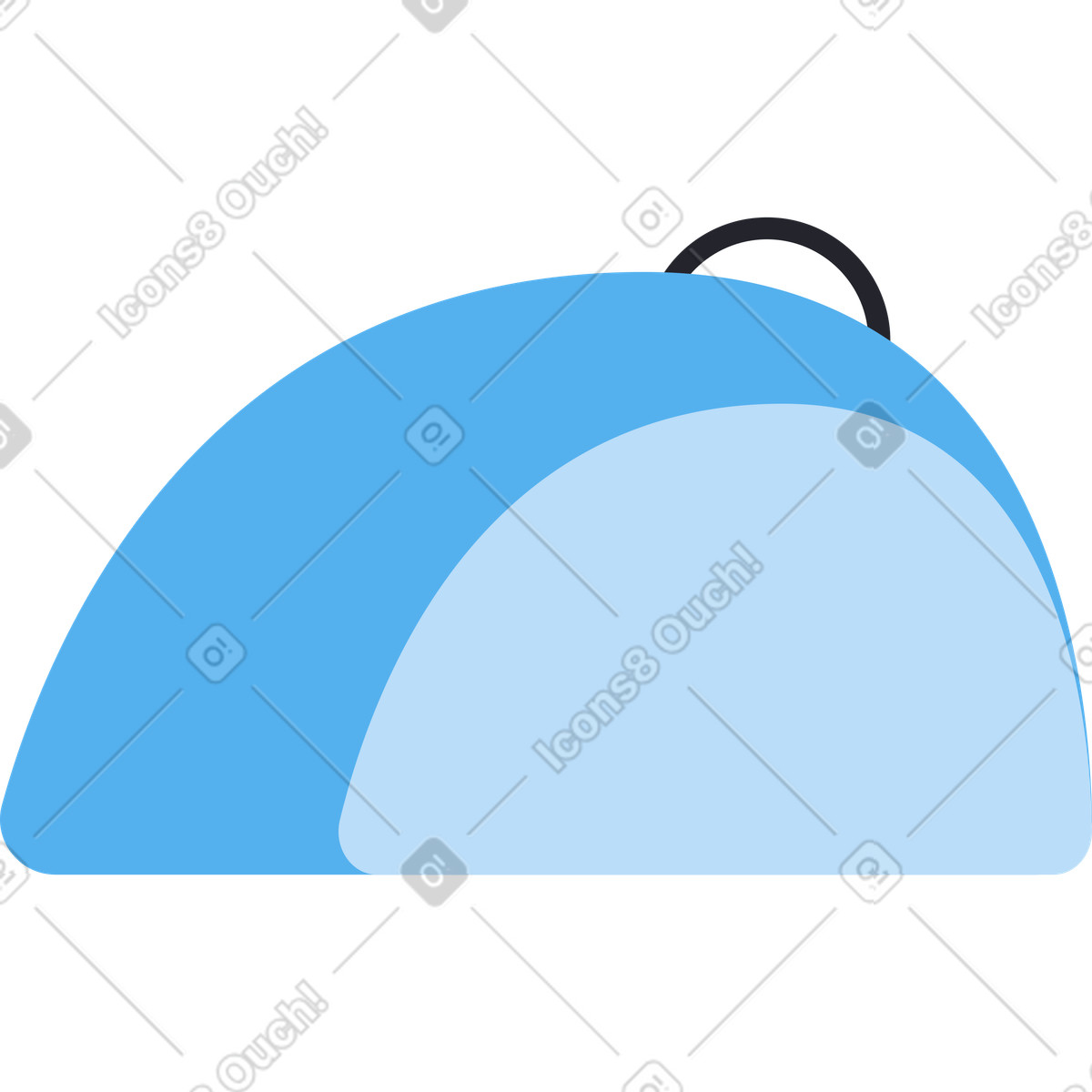 Mouse illustration in Boba style download in PNG, SVG