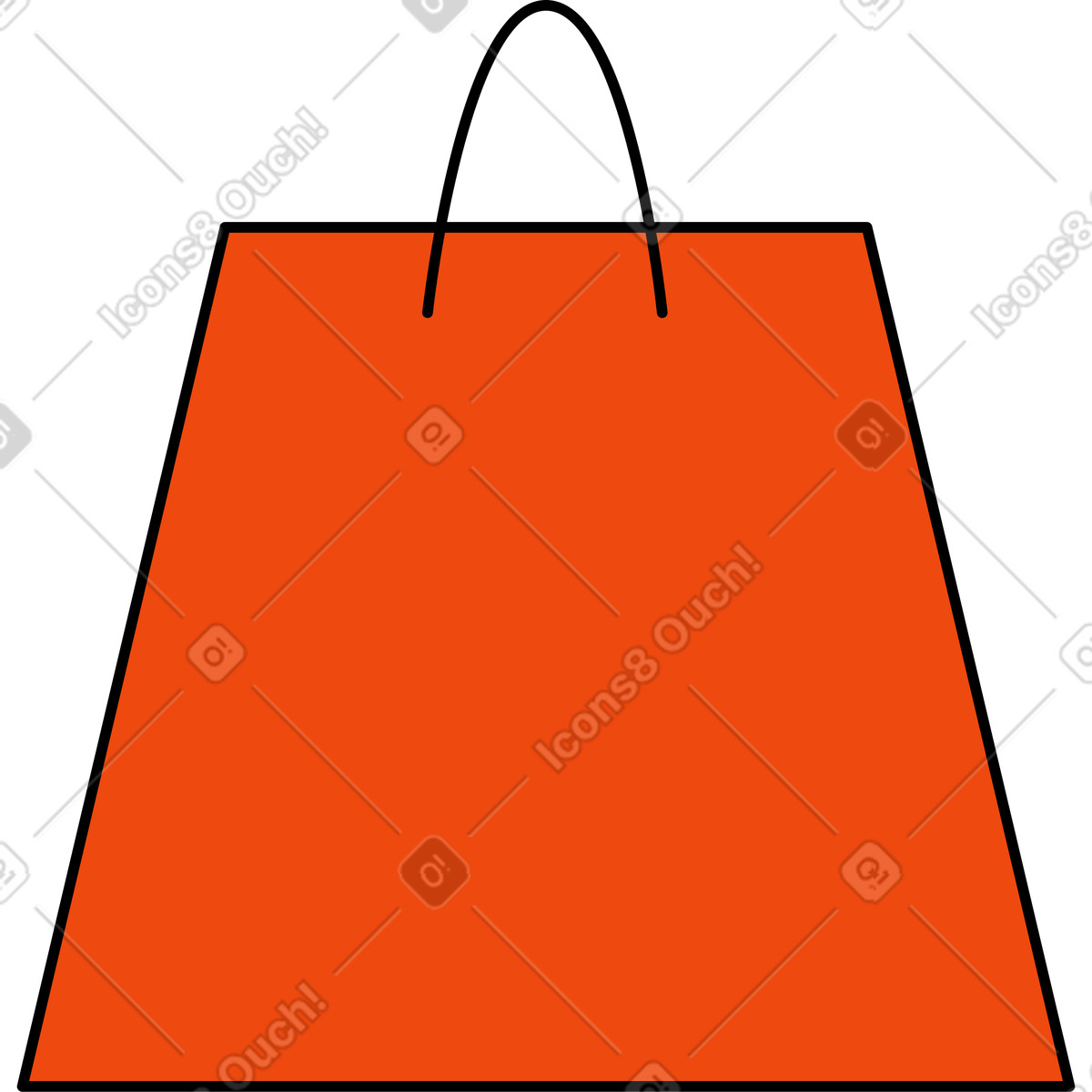 Illustration Trapezoidal package dans le style Bloom à télécharger aux formats PNG, SVG