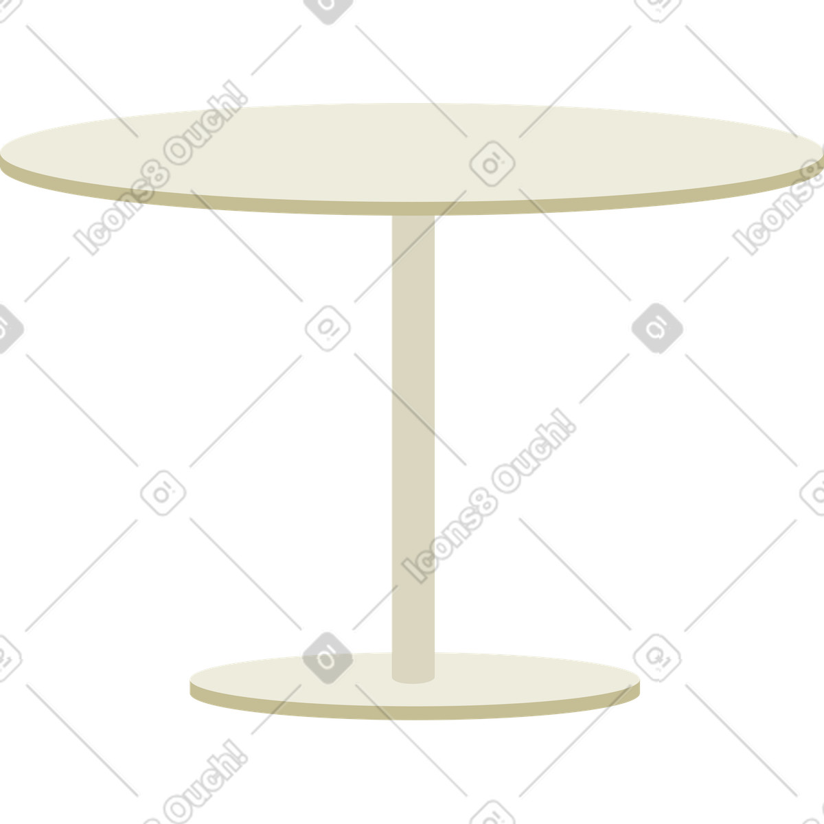 Tavolo illustrazione in stile Social scarica in PNG, SVG