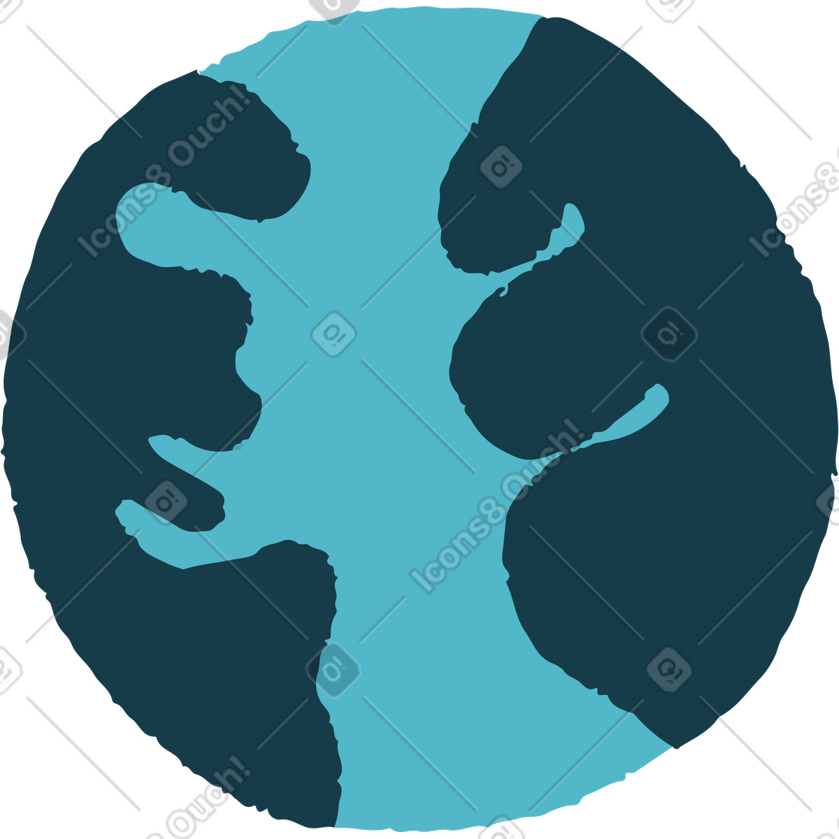Earth illustration featuring vibrant colors and detailed graphics clipart free images