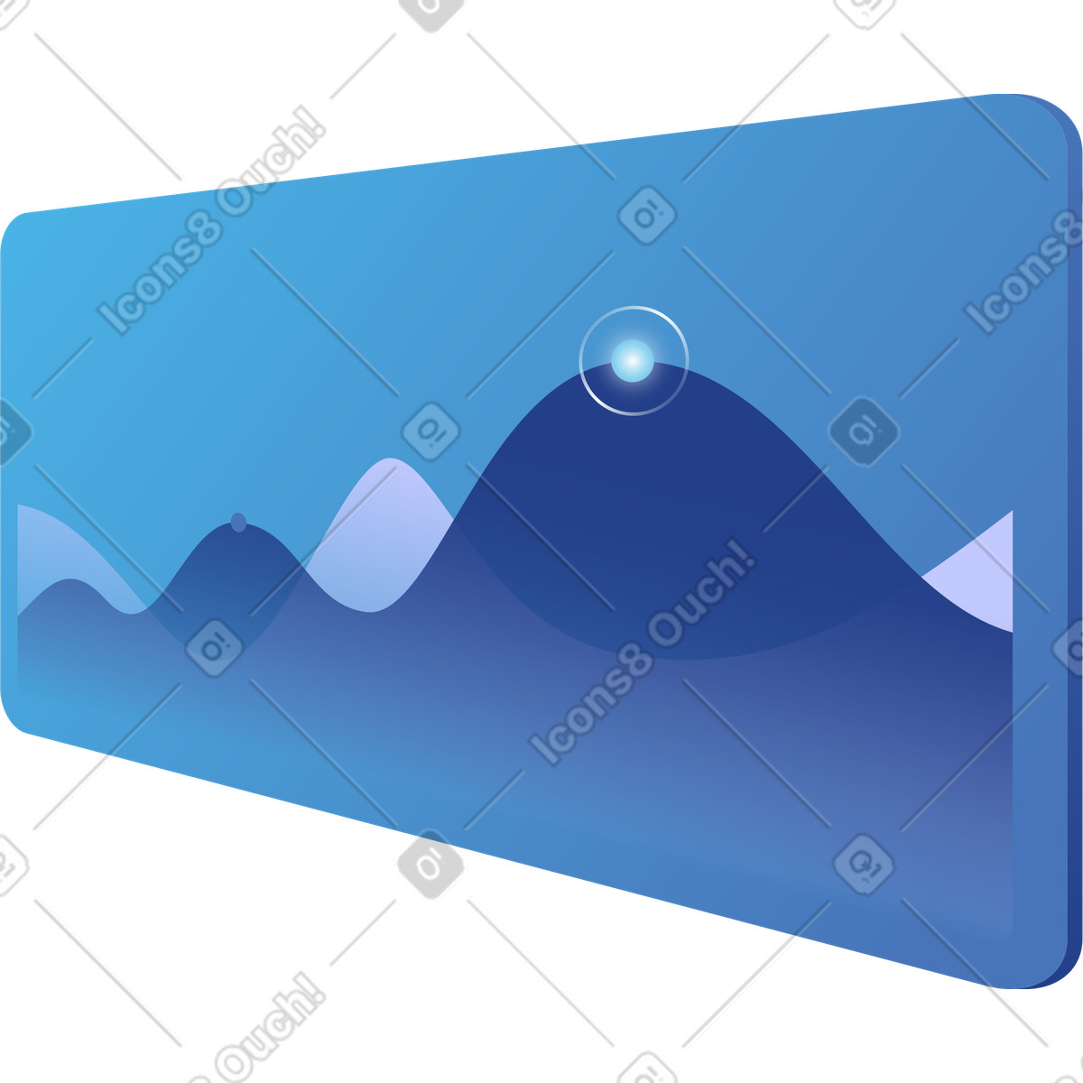 Dashboard con grafico in crescita illustrazione stile Quantum scarica PNG, SVG