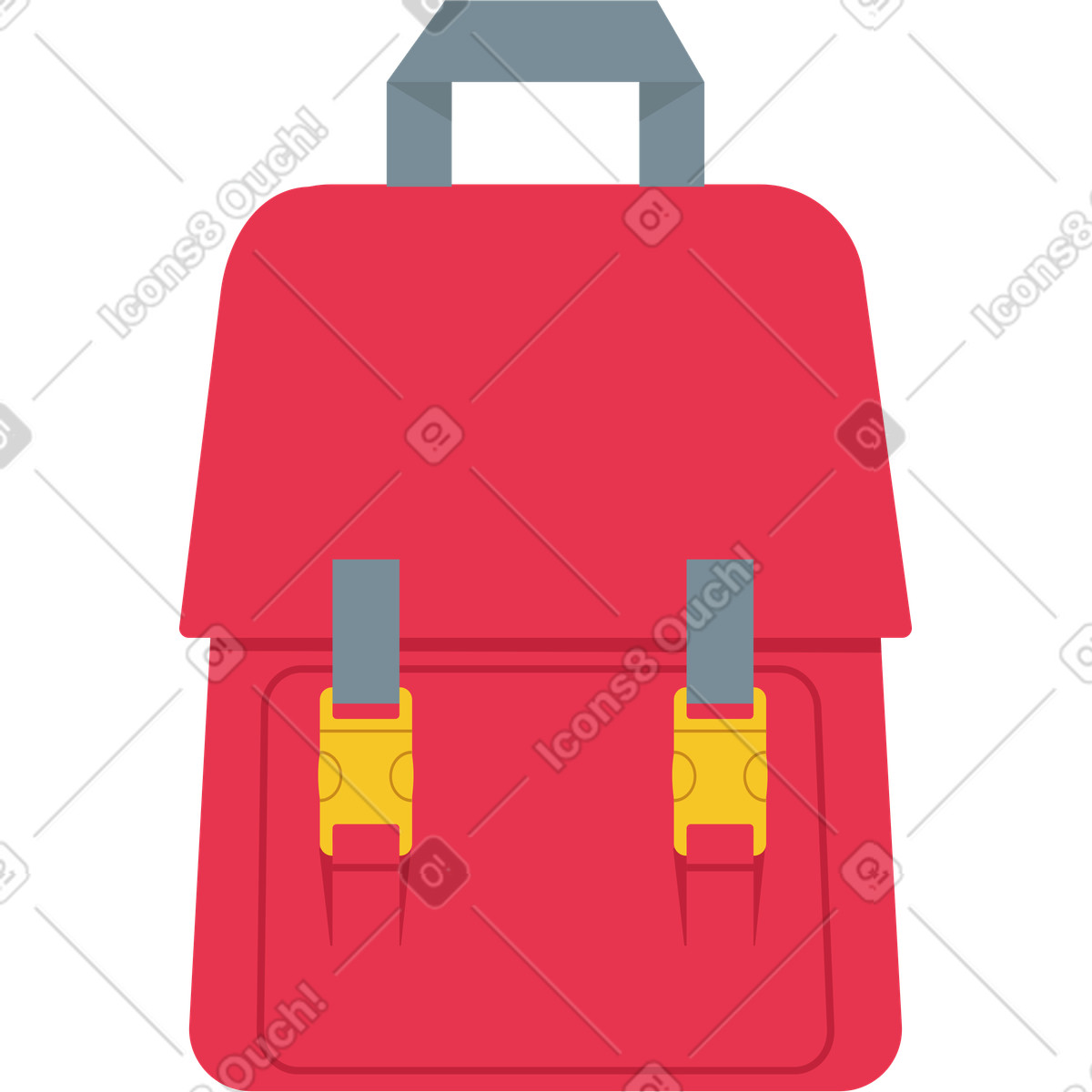 Rucksack-Illustration im Catchy-Stil als Download in PNG, SVG