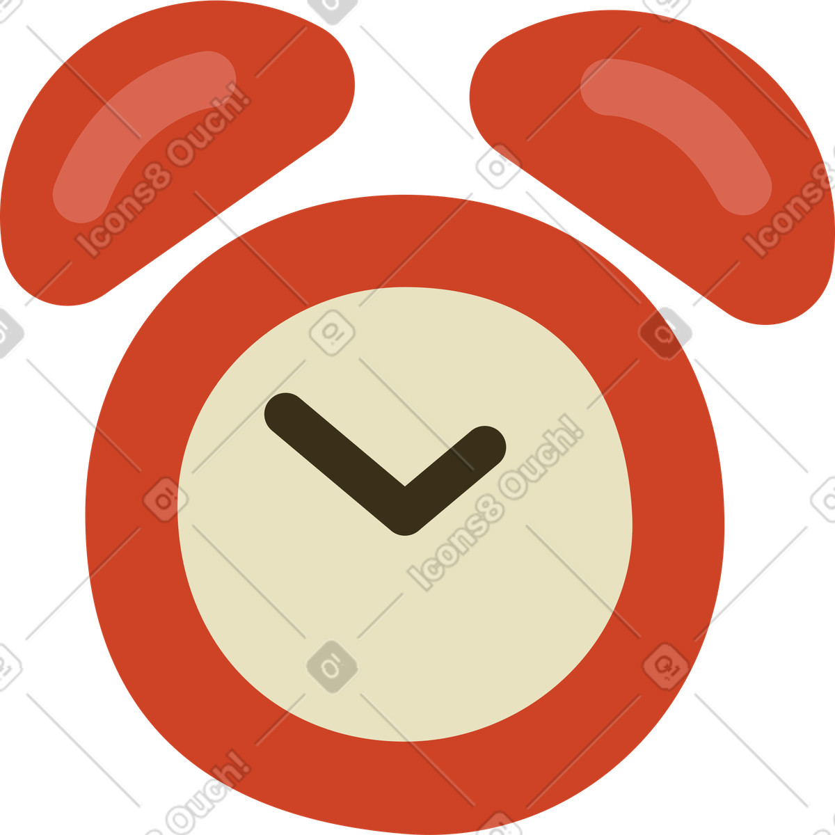 Illustration Alarm clock dans le style Arabica à télécharger aux formats PNG, SVG