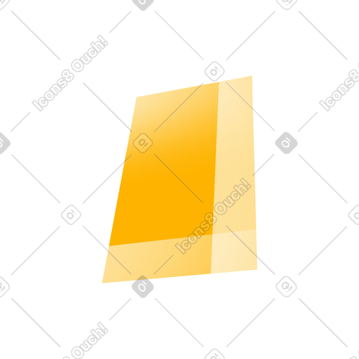 Dynamic 스타일의 Rectangle yellow 일러스트레이션 PNG, SVG 다운로드