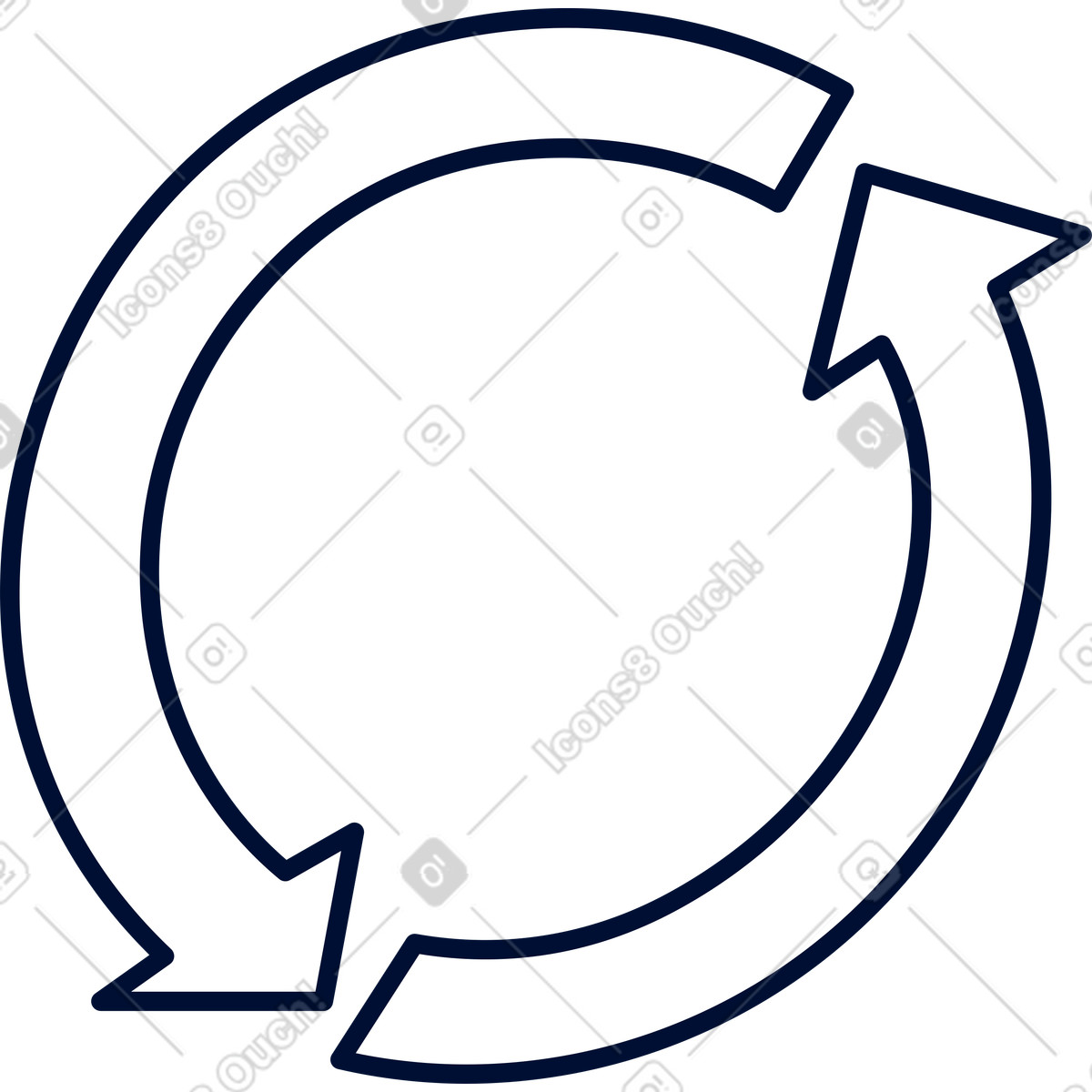 Illustration Icône de mise à jour dans le style Blink télécharger aux formats PNG, SVG