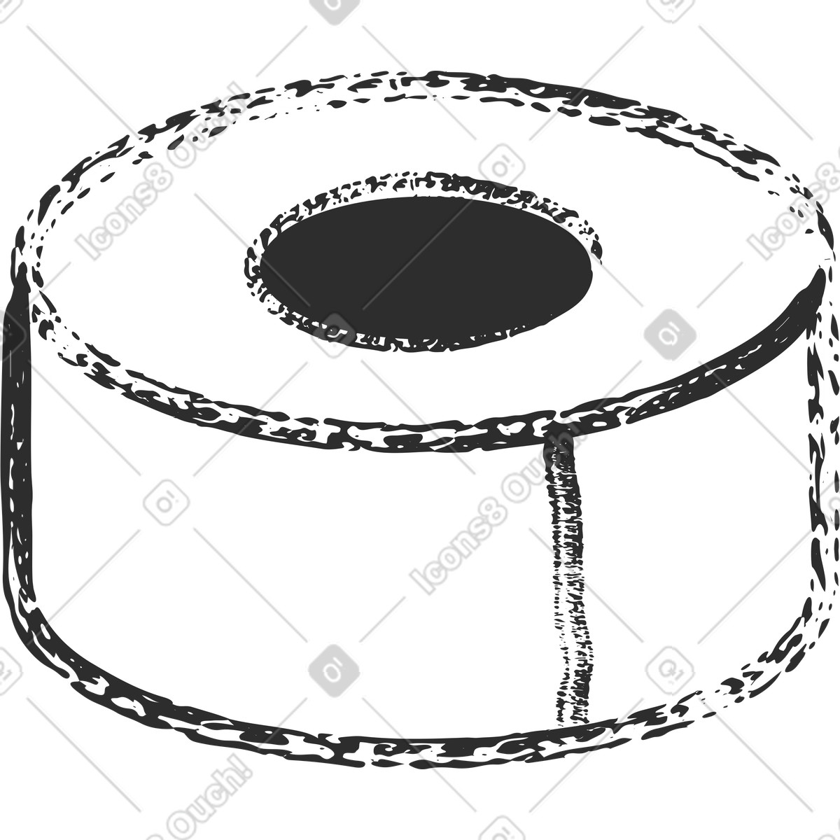 Illustration Ruban adhésif dans le style Graphite à télécharger aux formats PNG, SVG