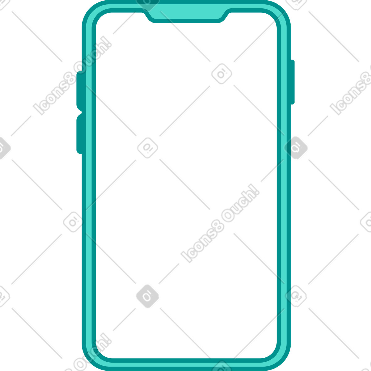 Ilustração de Telefone em no estilo Natty para baixar em PNG, SVG